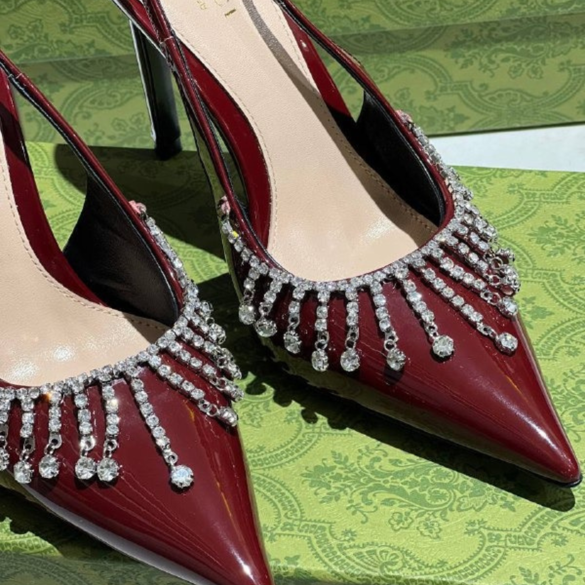 GUCCI GUINEVERE PUMPS 105MM