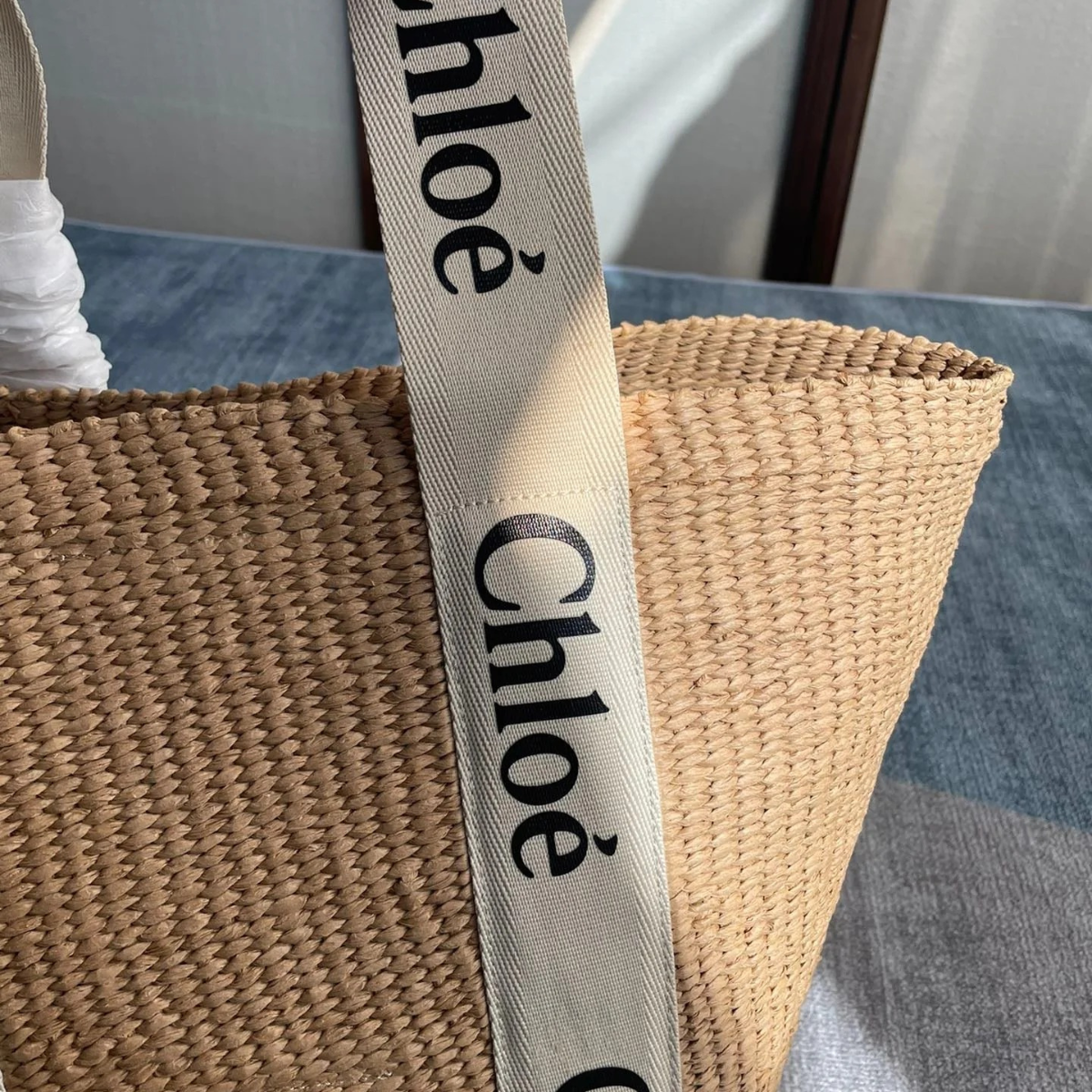 CHLOÉ WOODY LARGE BASKET BAG