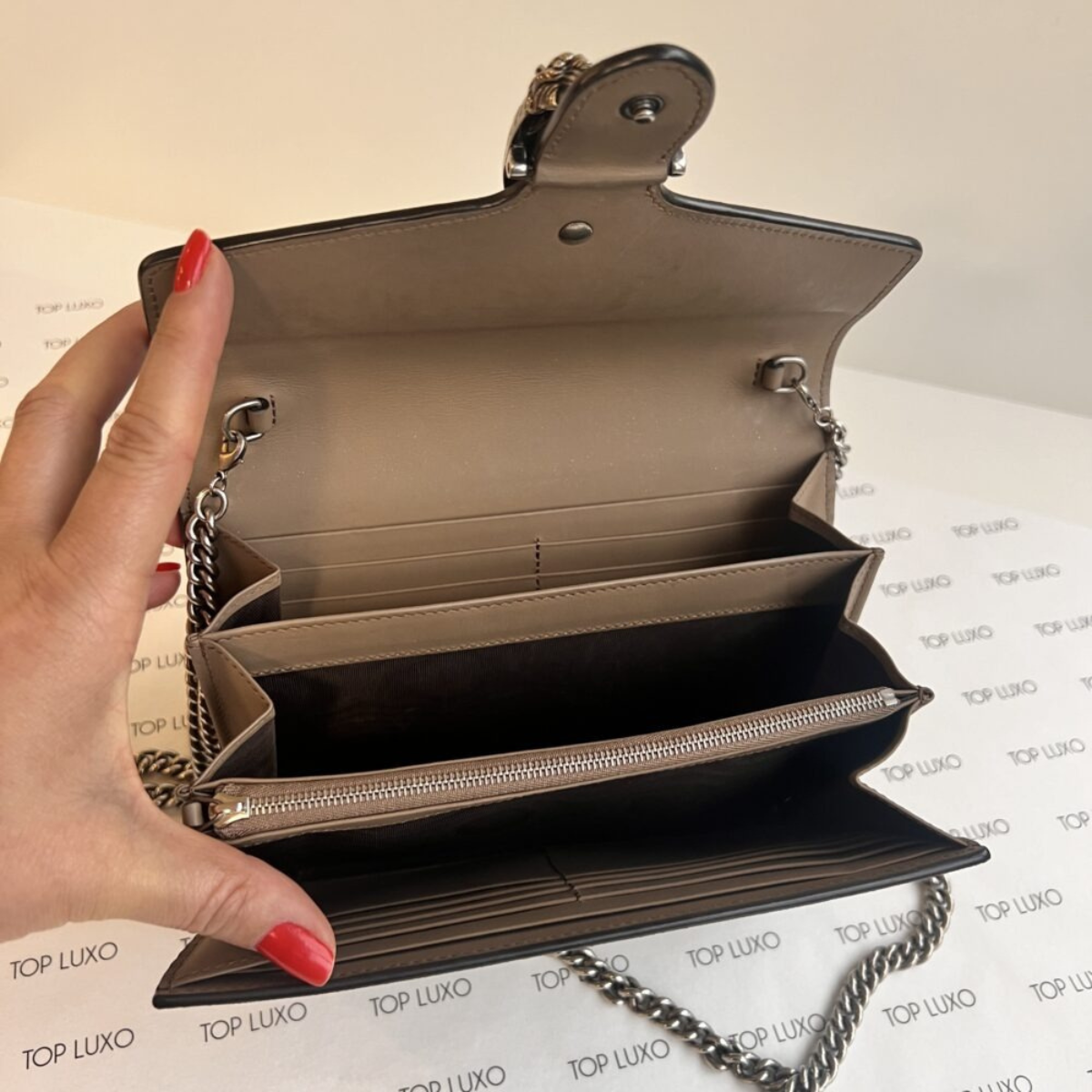 GUCCI DIONYSUS MINI BAG GG SUPREME MONOGRAM BEIGE