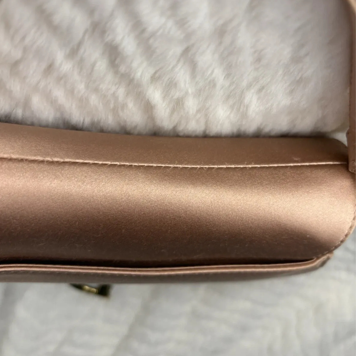 DIOR MINI SADDLE BLUSH SATIN