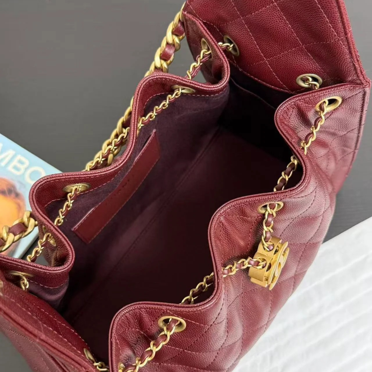 CHANEL 25 BORDEAUX